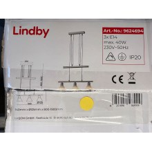 Lindby - Підвісна люстра DELIRA 3xE14/4W/230V