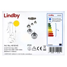 Lindby - Підвісна люстра RAVENA 3xE27/40W/230V + 2xE27/25W/230V