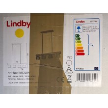 Lindby - Підвісна люстра WATAN 4xE14/28W/230V