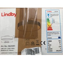 Lindby - Стельовий LED світильник SAIRA LED/24W/230V