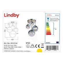 Lindby - Стельовий світильник RAVENA 2xE27/40W/230V + 2xE27/25W/230V