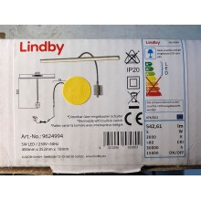 Lindby - Светодиодная настенная лампа с регулированием яркости NAVINA LED/5W/230V