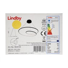 Lindby - Светодиодная подвесная люстра с регулированием яркости LUCY LED/28W/230V