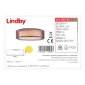 Lindby - Светодиодный потолочный светильник с регулированием яркости AMON 3xLED/12W/230V