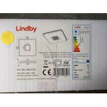 Lindby - Светодиодный потолочный светильник с регулированием яркости BRAJAN LED/45W/230V + дистанционное управление