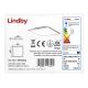 Lindby - Светодиодный потолочный светильник с регулированием яркости LIVEL LED/27W/230V + пульт ДУ