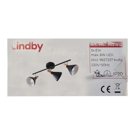Lindby - Светодиодный точечный светильник ARINA 3xE14/4W/230V