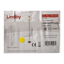 Lindby - Світлодіодний RGB-торшер з регулюванням яскравості FELICE 1xE27/10W/230V Wi-Fi