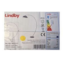 Lindby - Світлодіодний торшер з регулюванням яскравості ZARA LED/18W/230V