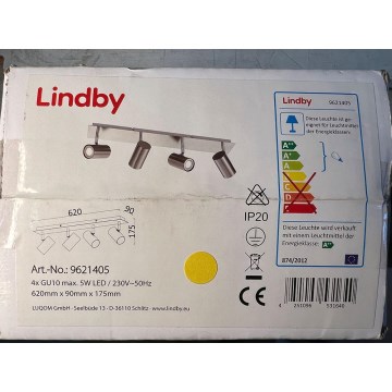Lindby - Точковий світильник 4xGU10/5W/230V
