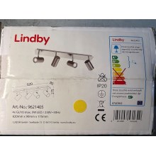 Lindby - Точковий світильник 4xGU10/5W/230V