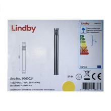 Lindby - Уличная лампа ENJA 1xE27/15W/230V IP44