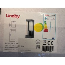 Lindby - Вуличний настінний світильник TILIAN 1xE27/15W/230V IP44