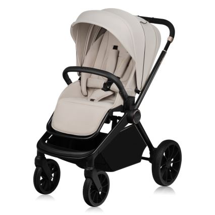 Lionelo - 2 în 1 cărucior combinat MIKA PLUS Sand Bej