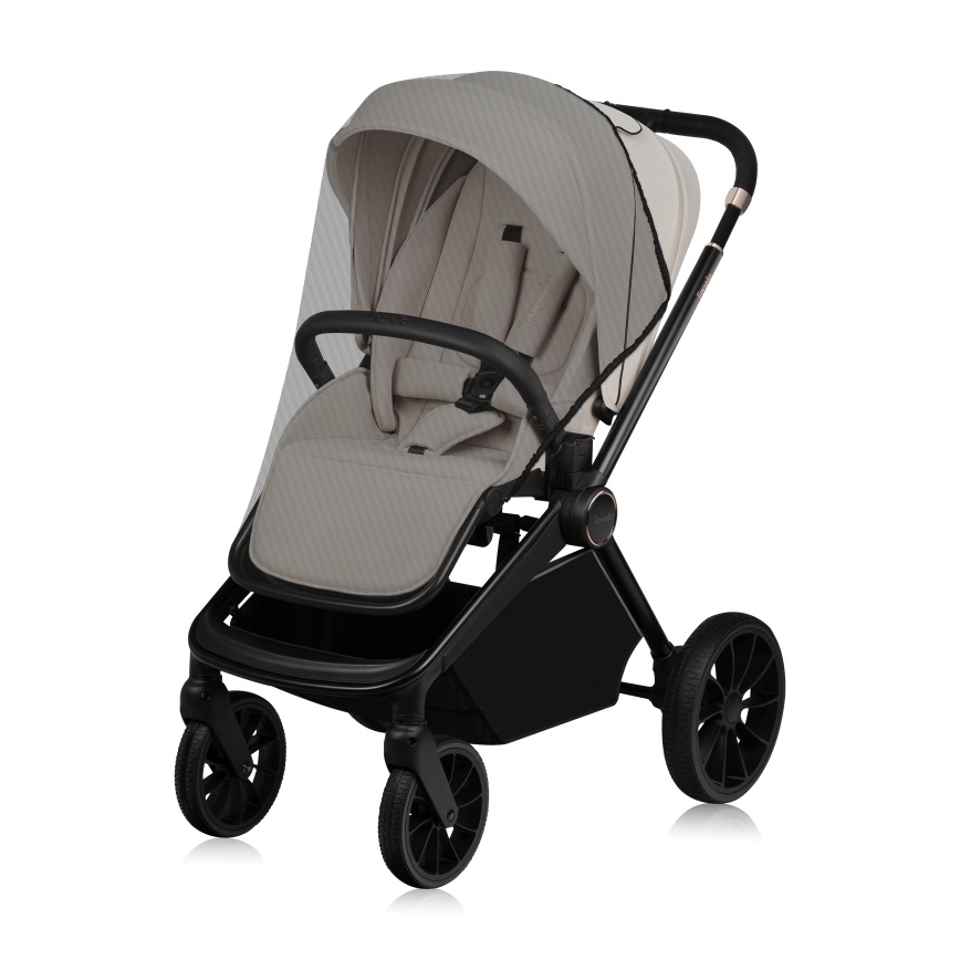 Lionelo - 2 în 1 cărucior combinat MIKA PLUS Sand Bej