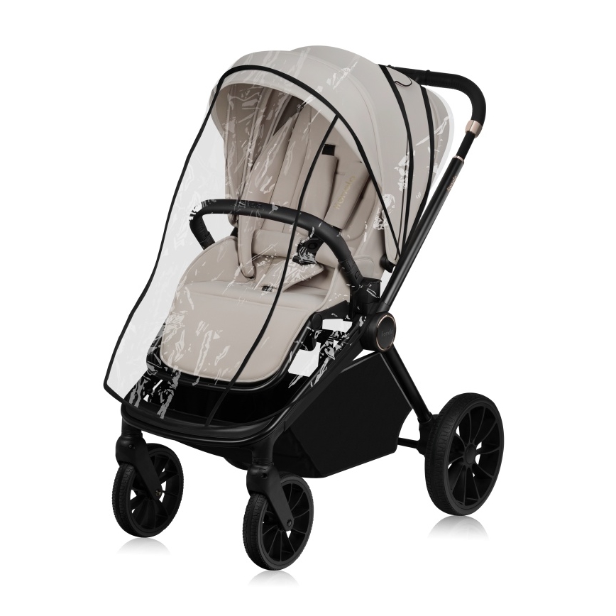 Lionelo - 2 în 1 cărucior combinat MIKA PLUS Sand Bej