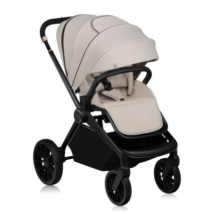Lionelo - 2 în 1 cărucior combinat MIKA PLUS Sand Bej