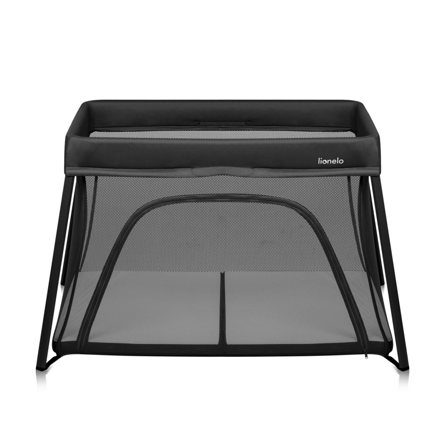 Lionelo - 3-in-1 Travel Crib ALICE Black