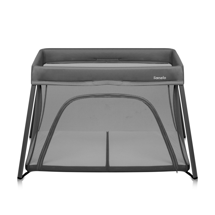 Lionelo - 3-in-1 Travel Crib ALICE Grey