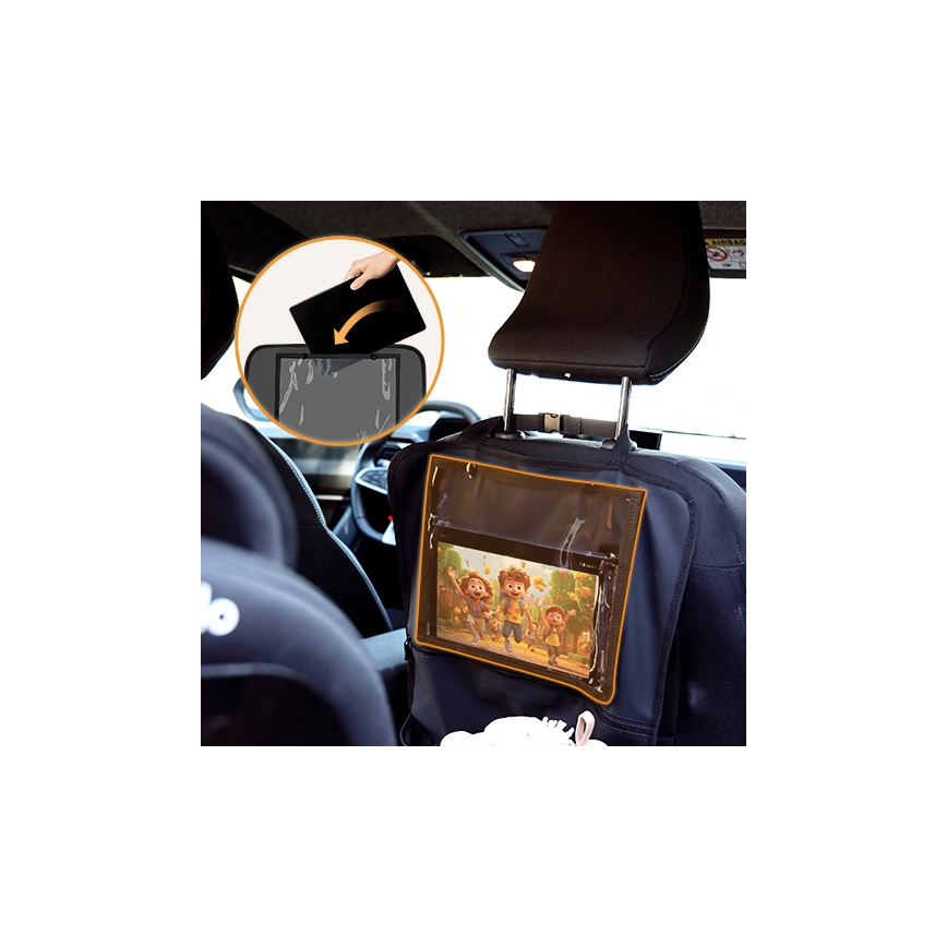Lionelo - Автомобильный органайзер SEAT ORGANIZER серый