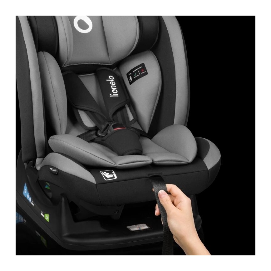 Lionelo - Автокресло AART i-Size 40-150 см черный/серый