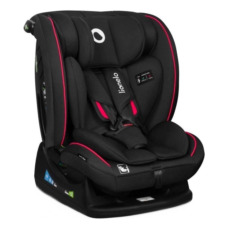 Lionelo - Автокресло AART i-Size 40-150 см черный/красный