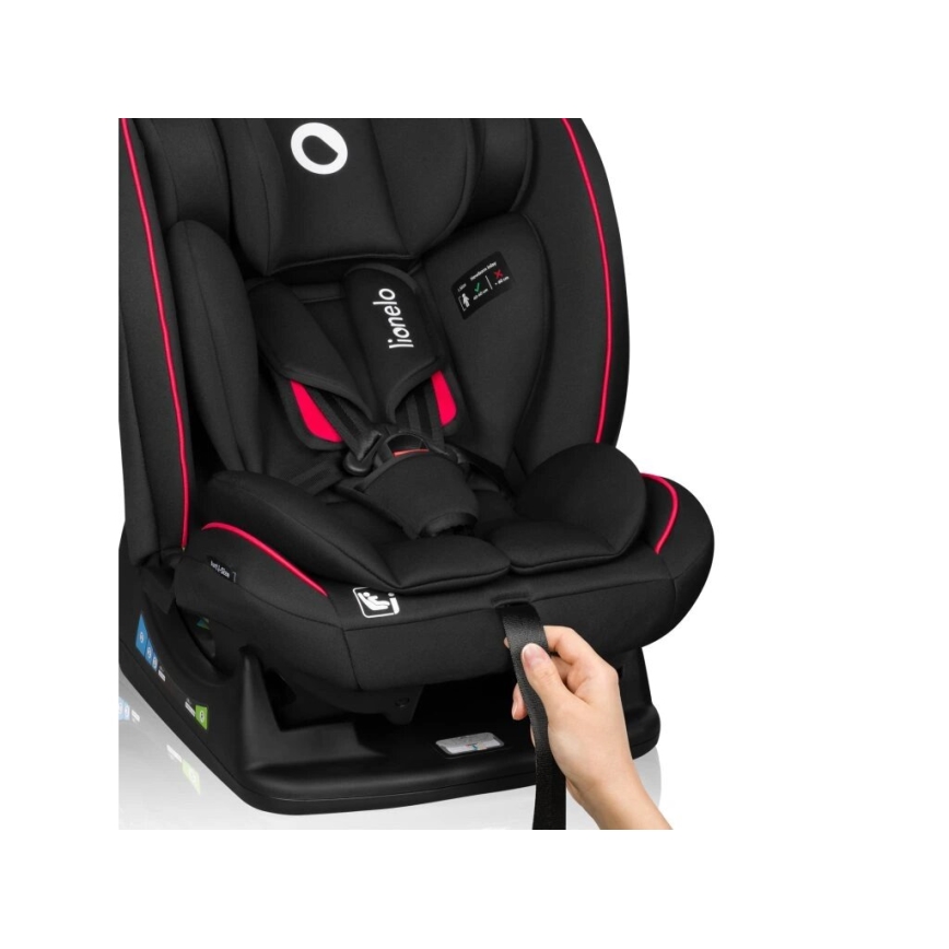 Lionelo - Автокресло AART i-Size 40-150 см черный/красный