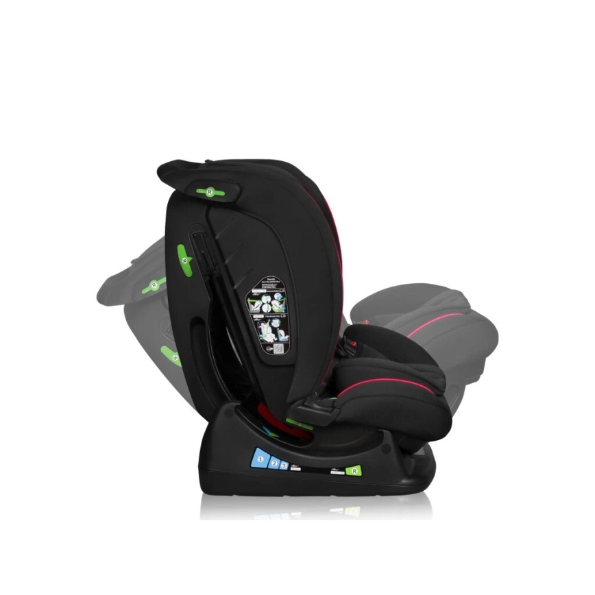 Lionelo - Автокресло AART i-Size 40-150 см черный/красный