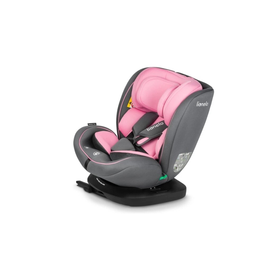 Lionelo - Автокресло BASTIAAN i-Size 40-150 см серый/розовый