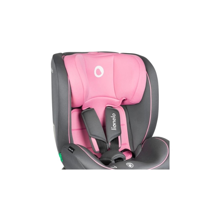 Lionelo - Автокресло BASTIAAN i-Size 40-150 см серый/розовый