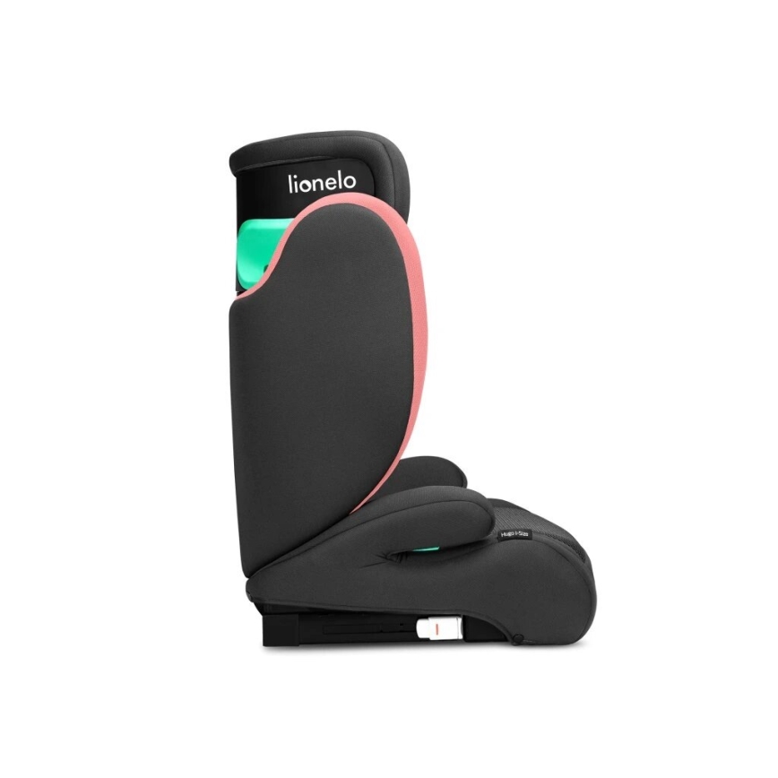 Lionelo - Автокресло HUGO i-Size 100-150 см черный/розовый