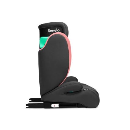 Lionelo - Автокресло HUGO i-Size 100-150 см черный/розовый