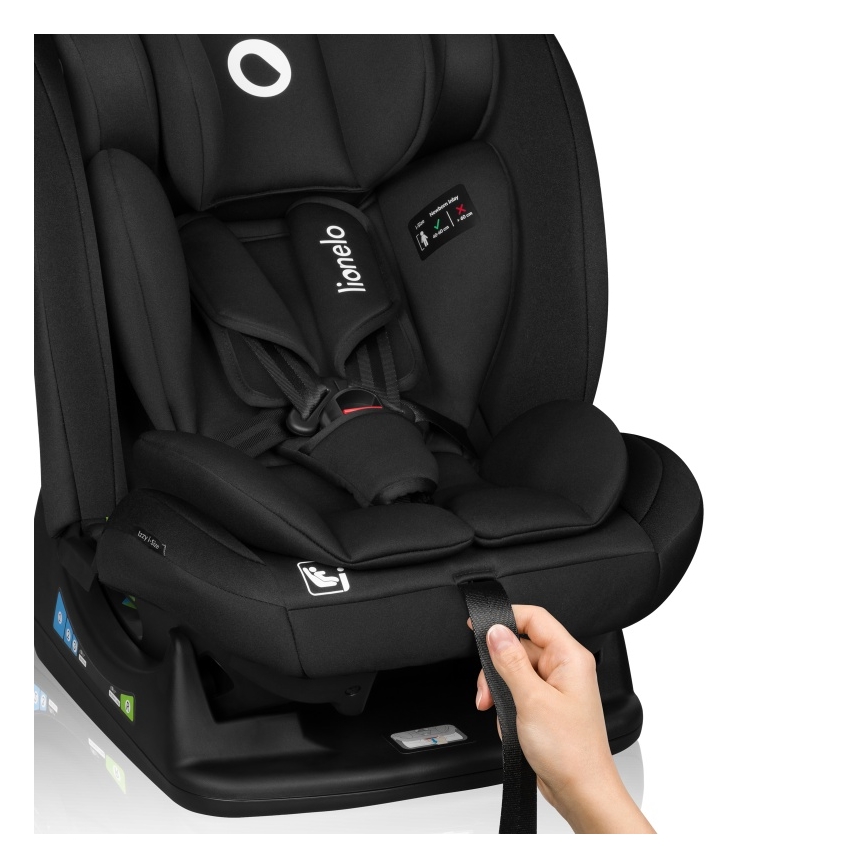 Lionelo - автокресло IZZY i-Size 40-150 см чёрный карбон