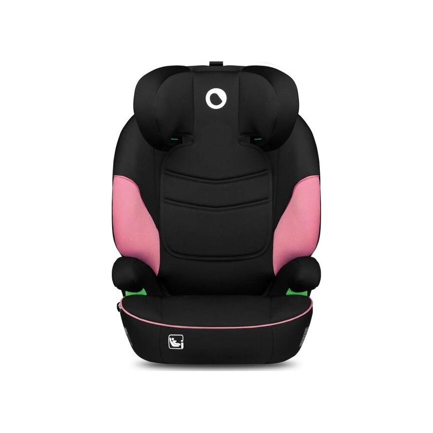 Lionelo - Автокресло LARS i-Size 100-150 см черный/розовый