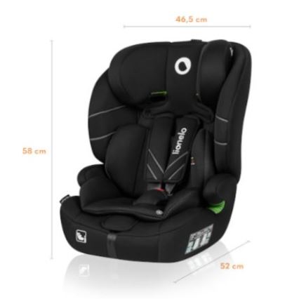 Lionelo - Автокресло LEVI ONE i-Size 76-150 см черный