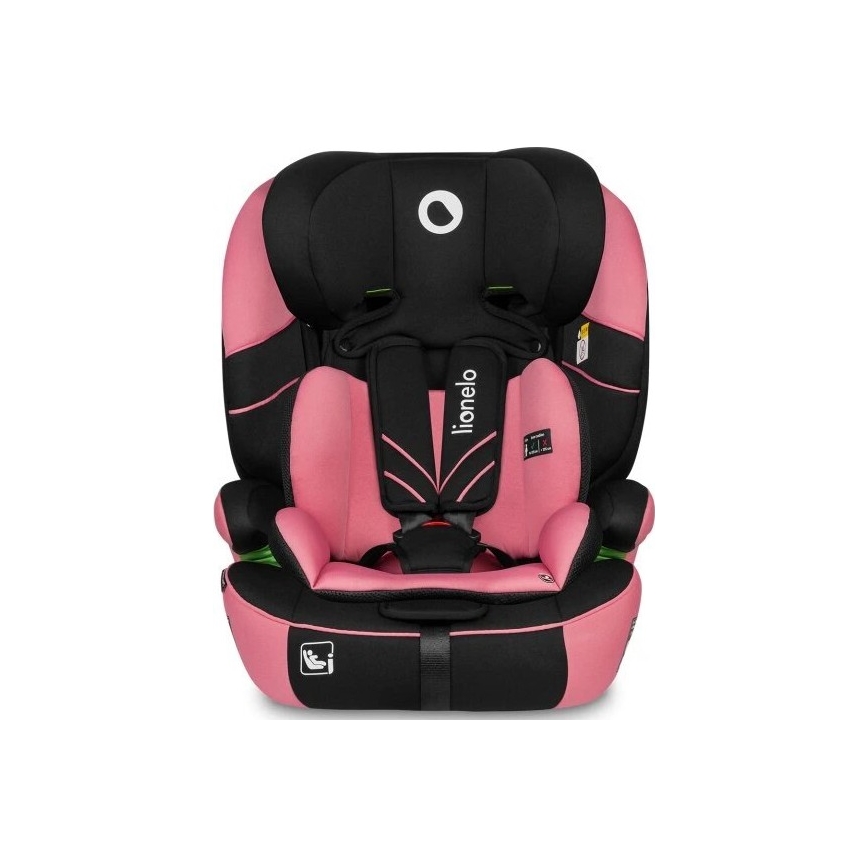 Lionelo - Автокресло LEVI ONE i-Size 76-150 см черный/розовый