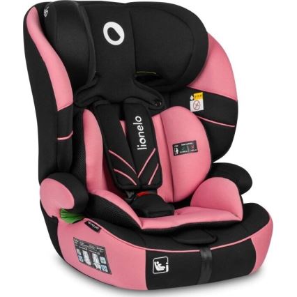 Lionelo - Автокресло LEVI ONE i-Size 76-150 см черный/розовый