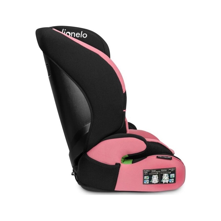Lionelo - Автокресло LEVI ONE i-Size 76-150 см черный/розовый