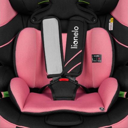 Lionelo - Автокресло LEVI ONE i-Size 76-150 см черный/розовый