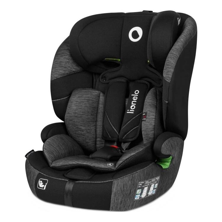Lionelo - Автокресло LEVI ONE i-Size 76-150 см черный/серый