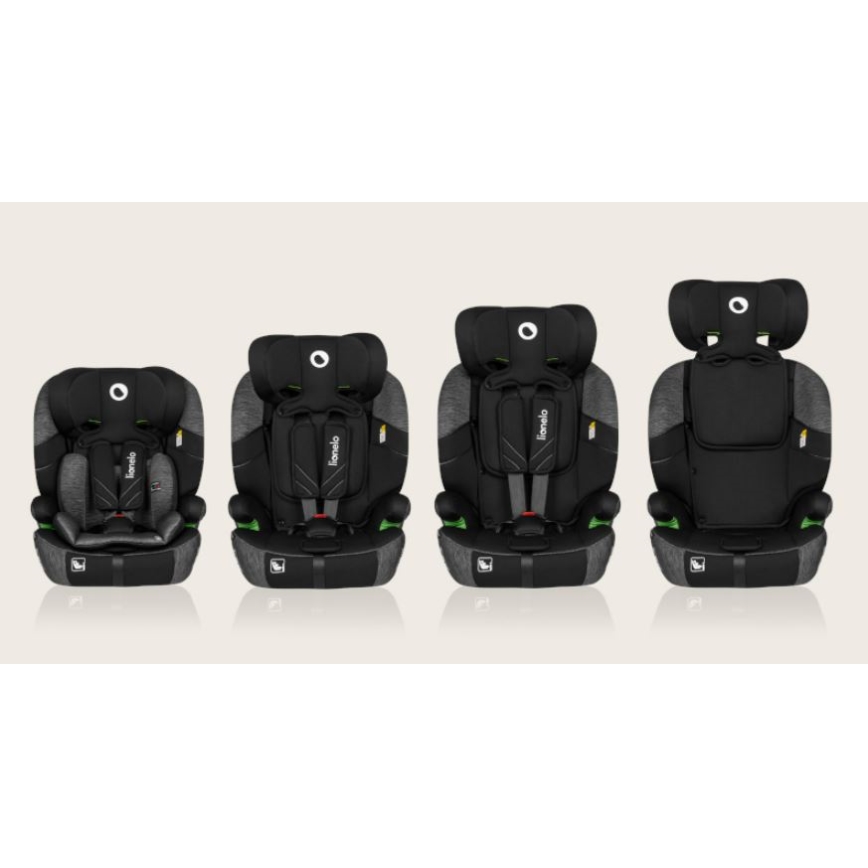 Lionelo - Автокресло LEVI ONE i-Size 76-150 см черный/серый