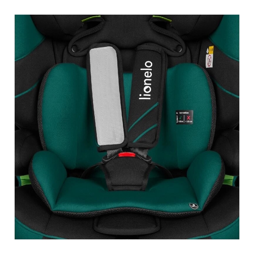 Lionelo - Автокресло LEVI ONE i-Size 76-150 см черный/зеленый