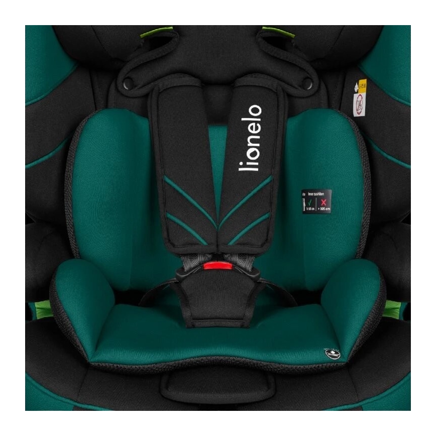 Lionelo - Автокресло LEVI ONE i-Size 76-150 см черный/зеленый