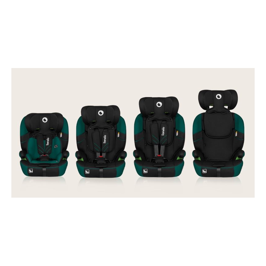 Lionelo - Автокресло LEVI ONE i-Size 76-150 см черный/зеленый