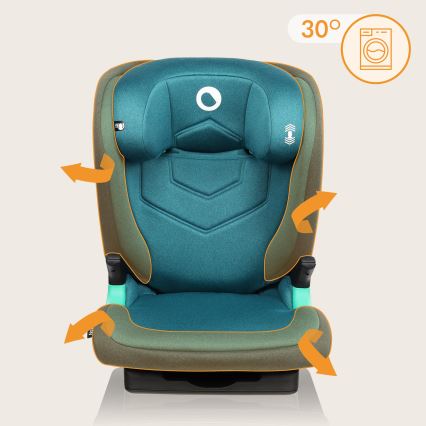 Lionelo - автокресло NEAL i-Size 100-150 см бирюзово-зелёный