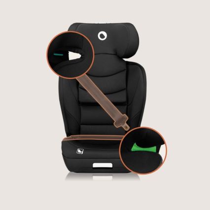 Lionelo - Автокресло NEAL i-Size 100–150 см Чёрный карбон