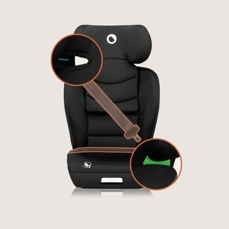 Lionelo - Автокресло NEAL i-Size 100–150 см Чёрный карбон
