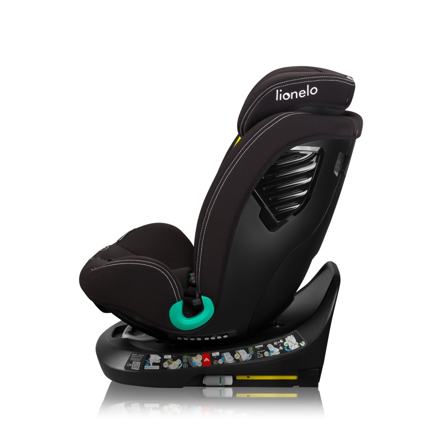 Lionelo - Автокресло с поворотной базой BASTIAAN ONE i-Size 40-150 см, чёрный карбон