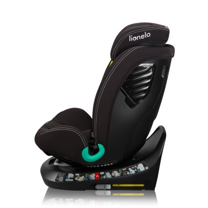 Lionelo - Автокресло с поворотной базой BASTIAAN ONE i-Size 40-150 см, чёрный карбон