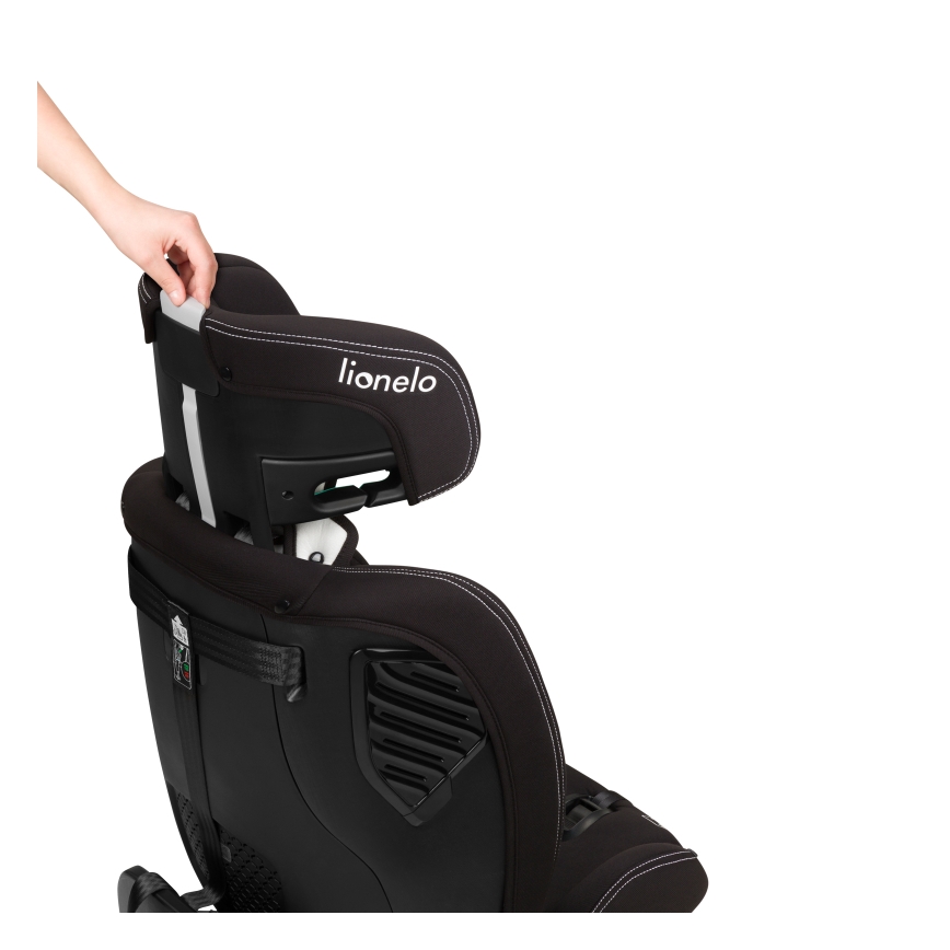 Lionelo - Автокресло с поворотной базой BASTIAAN ONE i-Size 40-150 см, чёрный карбон